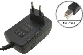 Адаптер (блок) питания 5V, 3A, 15W, USB-B (YNQX18T050300VL, PN18T050300VL), встр. вилка, зарядное устройство для ККМ (Online-кассы) Эвотор 7.3 ST730; Эвотор 10