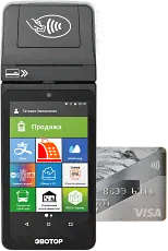Кассовый аппарат Эвотор 5i SmartPOS с ФН 15